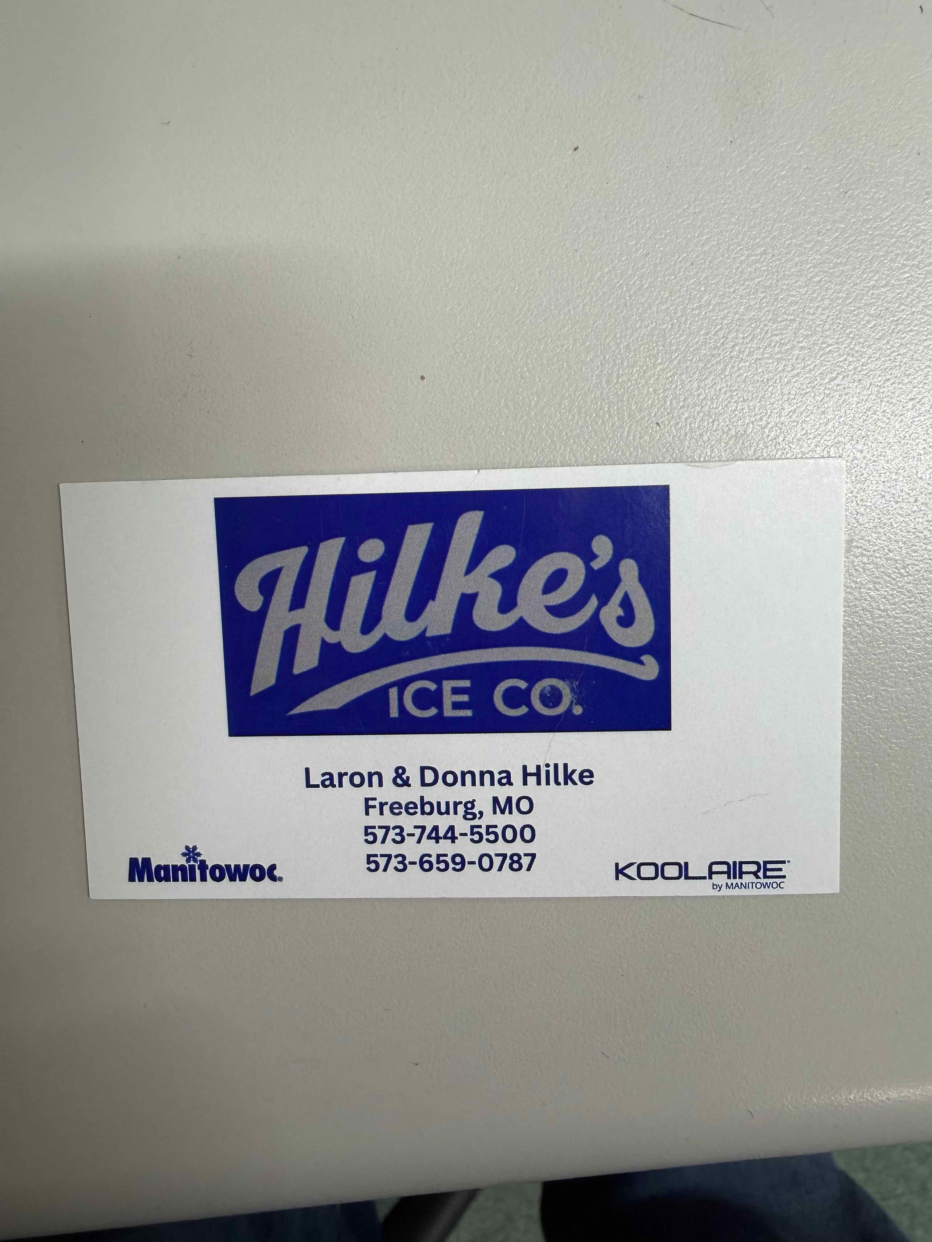 The Hilke's Ice Co. facility in Freeburg, Missouri