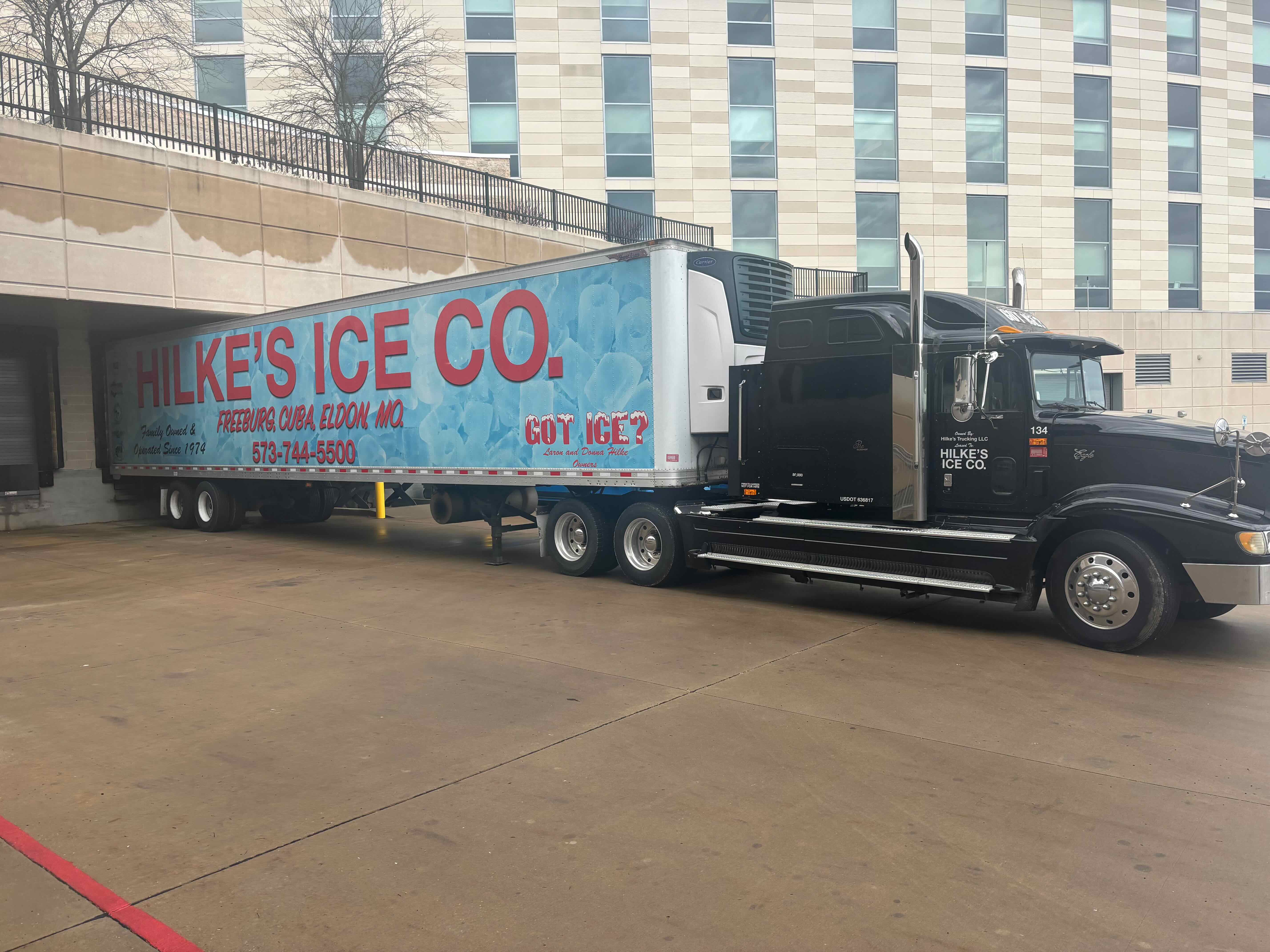Hilke's semi-truck 3/4 view
